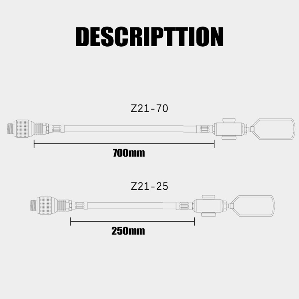 CAMPINGMOON Camping Gases Stoves Adaptor Flat Gases Tanks Connection Wire with Valve Flat Gases Tanks Connection Line