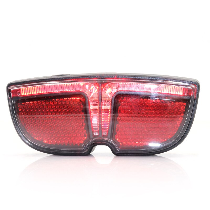 JS Red Rear Rack Light for Bicycle LED Bike Lamp Cycling Tail Light Rear Carrier Battery Power Waterproof Light Bicycle Light: Default Title