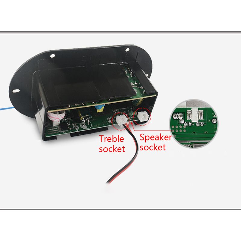 25w forstærker board bluetooth forstærker usb fm radio tf afspiller subwoofer kit