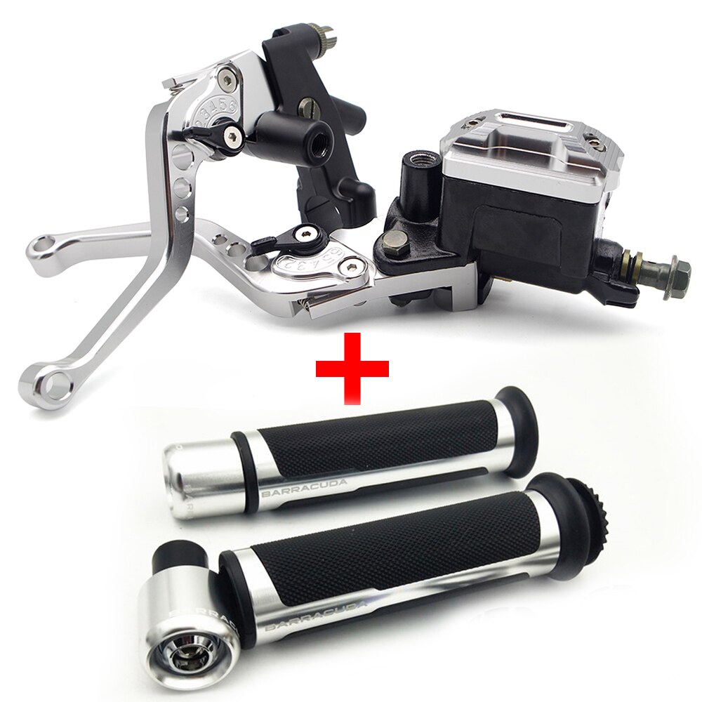 Motorcycle CNC Brake Clutch Levers Handlebar knobs Handle Hand Grip FOR Yamaha cygnus fzs Hyosung 125 Ducati diavel