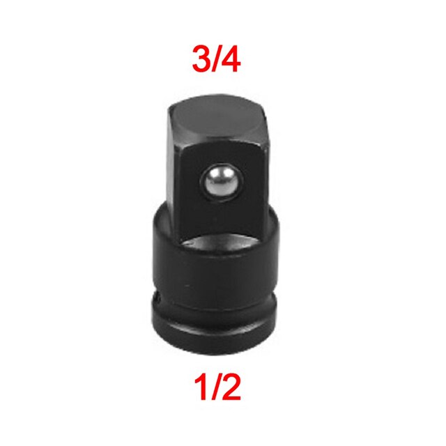 Adaptateur de douille d'entraînement 1/4 3/8 1/2, 4 pièces, réducteur d'entraînement, Impact d'air, adaptateur de réparation, outil manuel, clé à cliquet: E