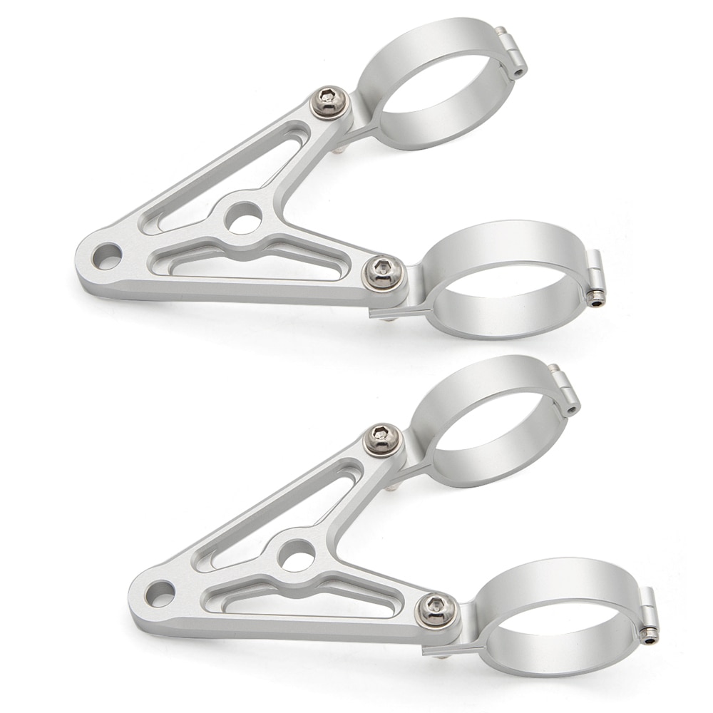 Universal Motorcycle Headlight Mount Bracket Headlamp Holder Clamp Adjustable 40MM 41MM 48MM 50MM 51MM