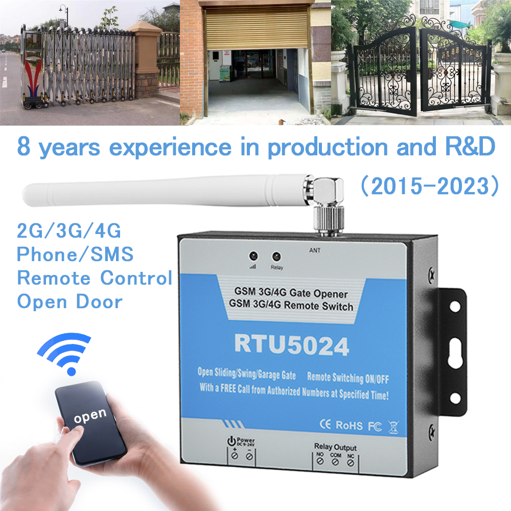 BLiiot GSM 2G 3G 4G RTU5024 apertura della porta a distanza apertura della porta mobile controllo di accesso di sicurezza