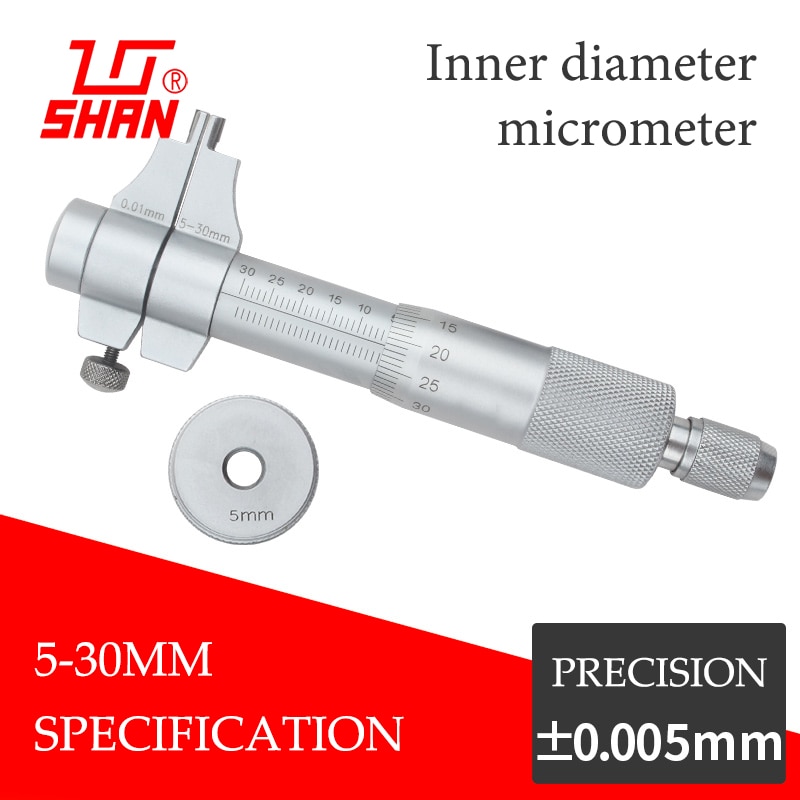 Accurate inner diameter micrometer 5-30mm inner hole diameter measuring instrument 0.01mm micrometer measuring caliper