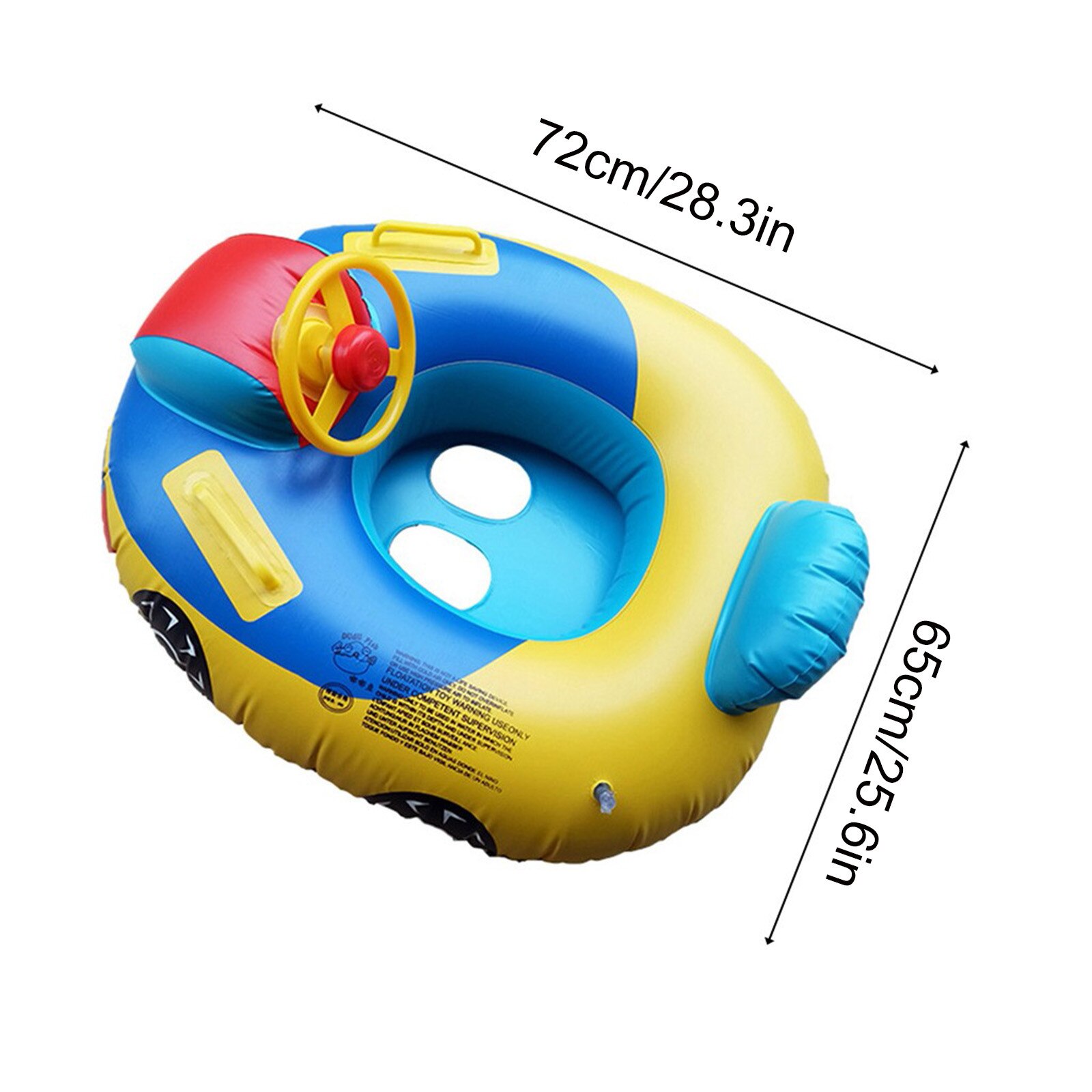 Nuoto estivo anello da piscina gonfiabile per bambini giro sedile da nuoto galleggiante barca Baby Swim Pool giocattoli forma di auto aiuto Trainer con clacson FE