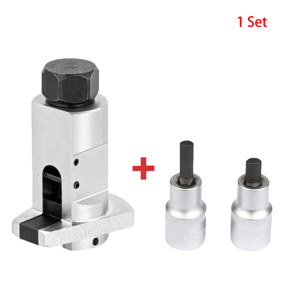 Car Hydraulic Shock Absorber Removal Tool, Ball Head Swing Arm Suspension Separator Disassembly Tool Ball Joint Bushing Kit: Beige