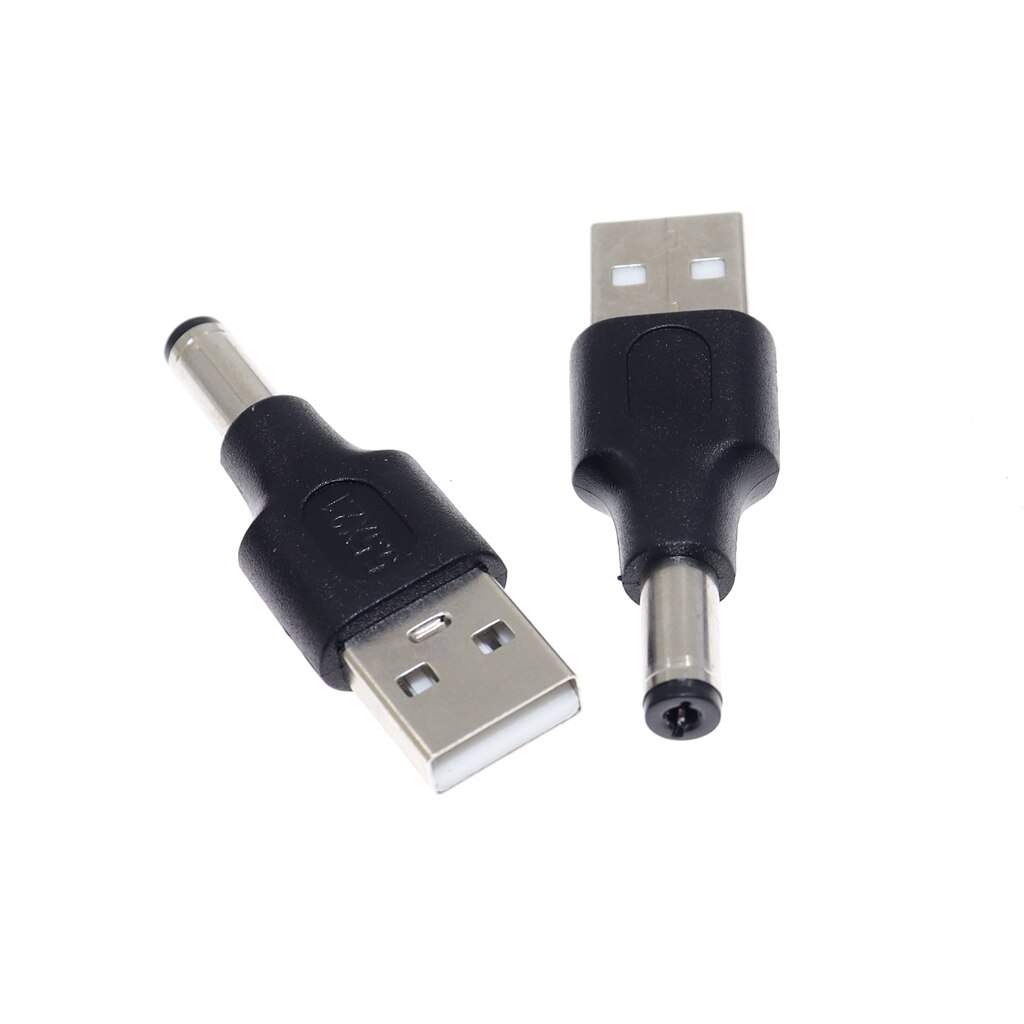 Usb A Naar 5.5*2.1Mm Dc Jack Adapter Connector Voor Router Mini Fan Speaker Dc 5.5X2.1mm Male Naar Usb Power Plug Converter