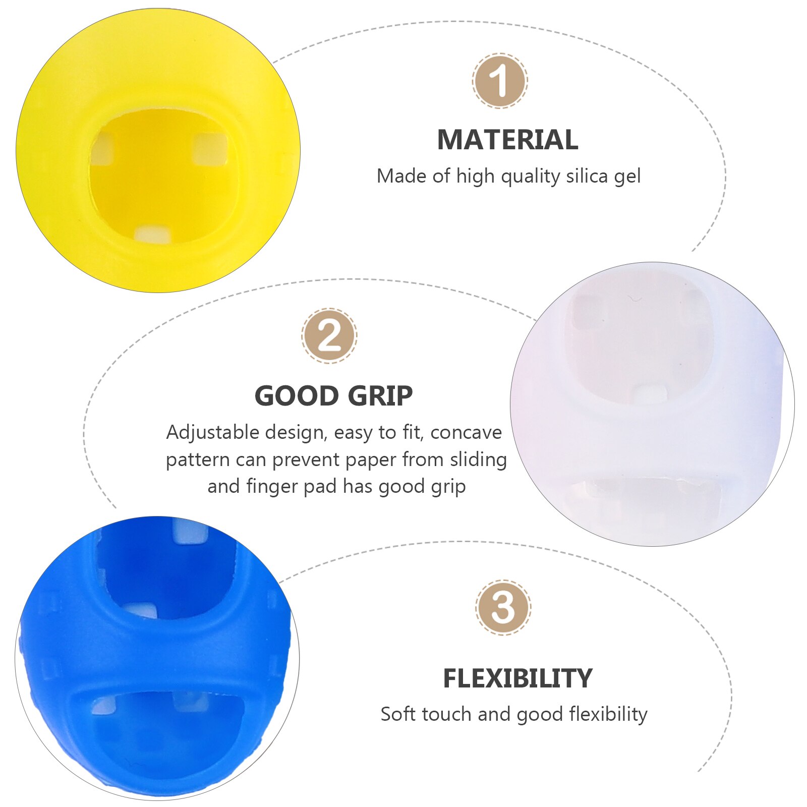 40 Pcs Nonslip Finger Covers Finger Protectors Comfortable Protection Caps )