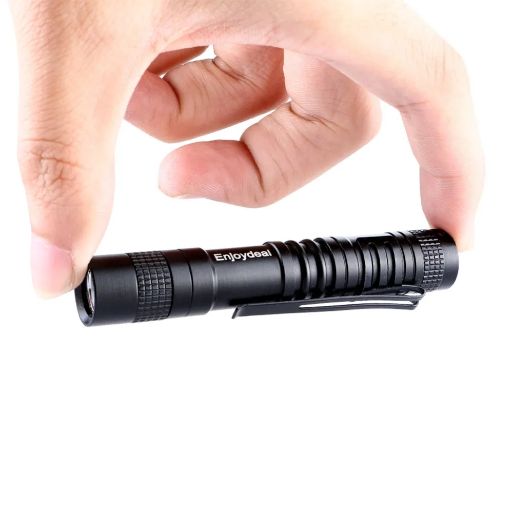 Enjoydeal R3 LED taschenlampe 1000 Lumen LED Mini Taschenlampe Taschenlampe Gürtel Clip Tasche Taschenlampe Tragbare Blitz-Taschenlampe Lampen Verwenden 1 xAAA
