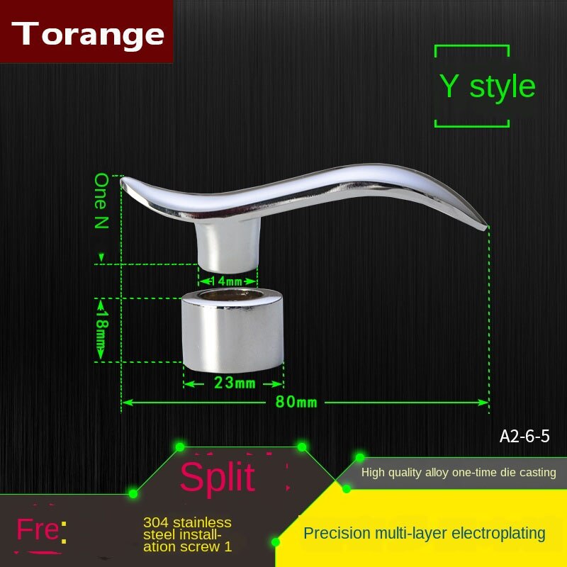 Faucet handle switch handle accessories triangle valve small spout dish basin single cold quick open valve core handwheel: Y
