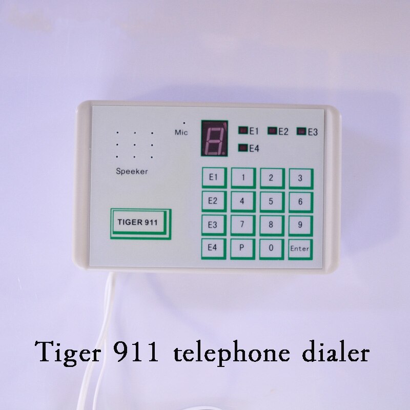 (1 st) tiger 911 auto telefon uppringare larmsystem tillbehör samtal överföringsverktyg fast terminal insatt nc nr eller spänning