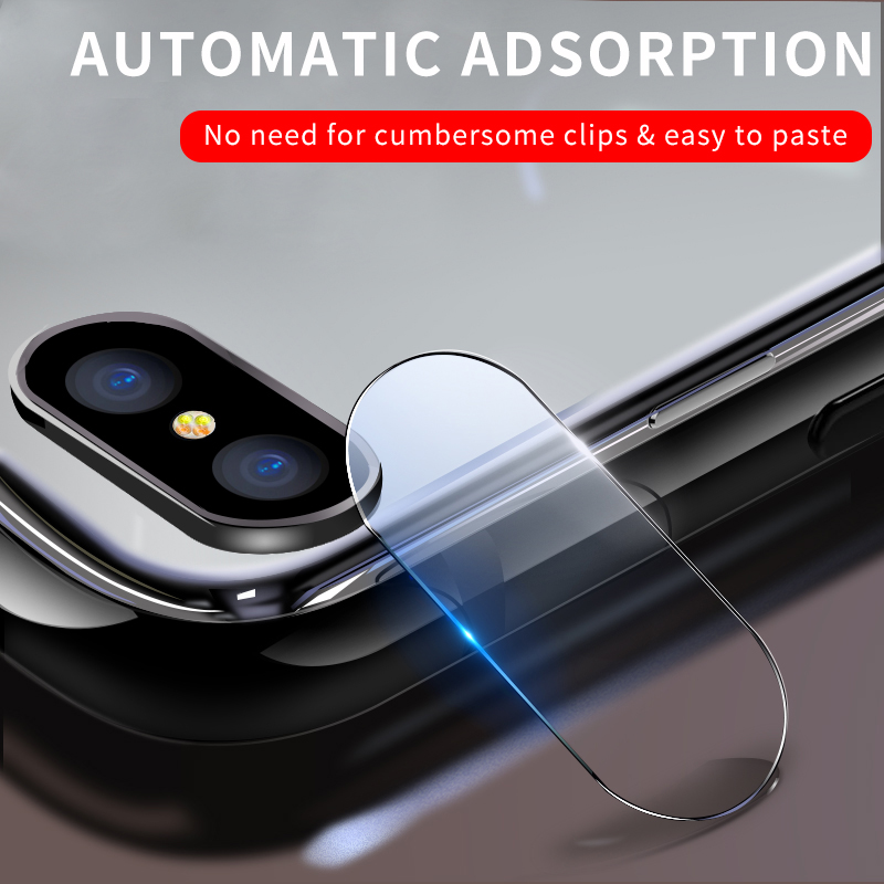 Voor iPhone 7 8 Plus Xs Max Xsmax Telefoon Lens Screen Protector Voor iPhone 7 8 9D voorkomen fragmentatie Back Camera Lens