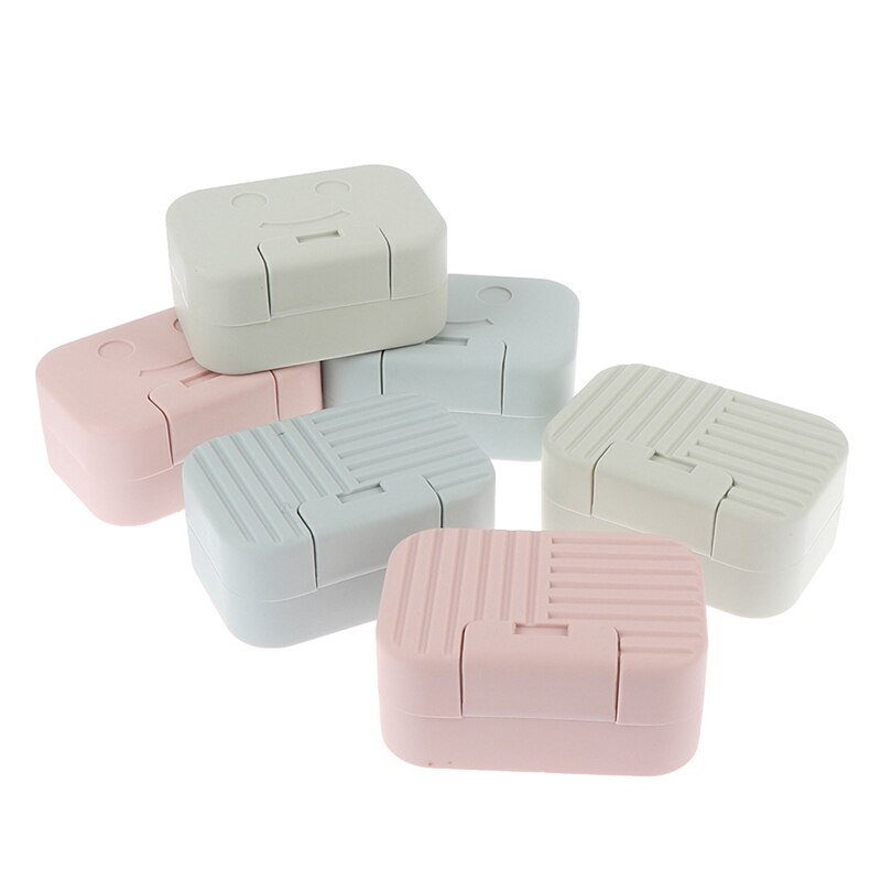 1pcs Outdoor Travel Soap Box Home Bathroom Accessories 2styles Waterproof Portable Soap Dish Bathroom Soap Holder
