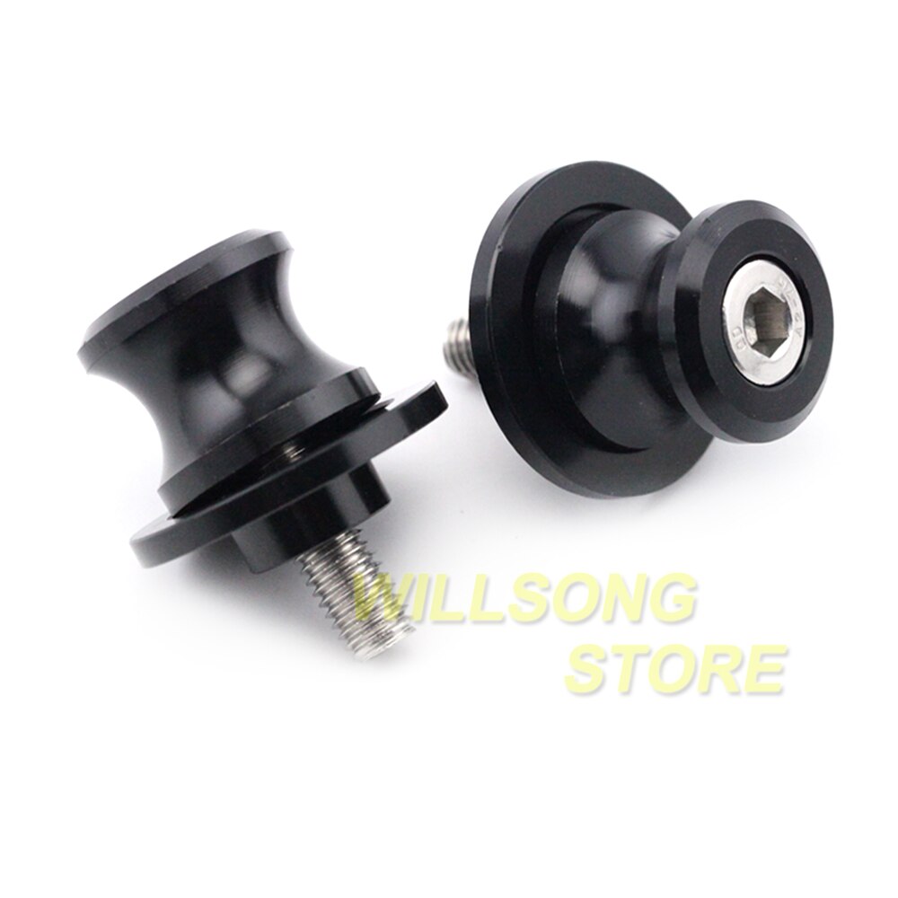Tornillo basculante para motocicleta KAWASAKI Z 650/800/900/1000/1000SX ZX6R ZX10R NINJA 650, soporte para motocicleta de 8mm: Black