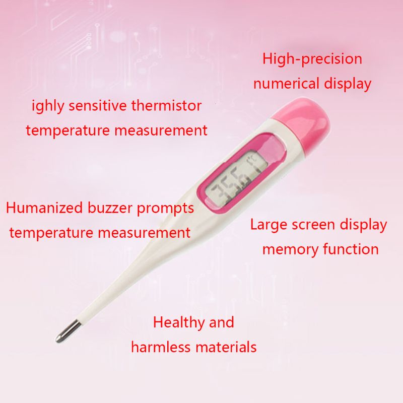 Kvinnlig ägglossning digital termometer lcd basal mätning temperaturmätning