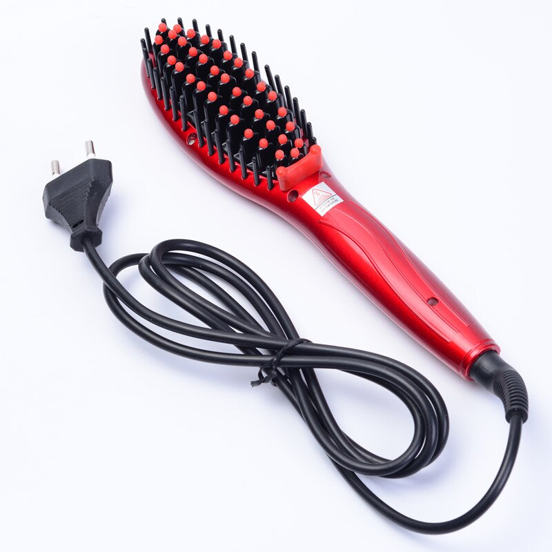 Electric Degital Control Antiscaled straightening simply Fast Hair Straightener Brush Comb Irons easy straight