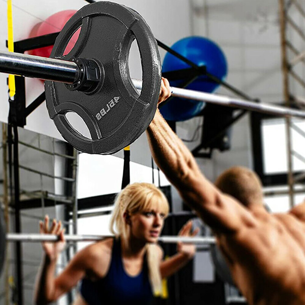 1 par 25mm håndvægte vægtstangsklemmer kraver lås tpr nylon fitness muskulatur standard vægtløftning gym spænde hjemme træning