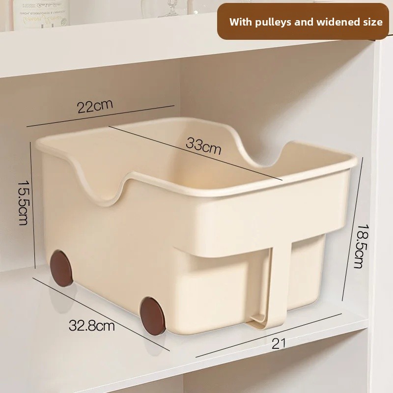 Oppbevaringskurv for baderomskjøkkenskap diverse snacks krydderkurv hylle hjem organisering kurv plastmateriale: Lilla