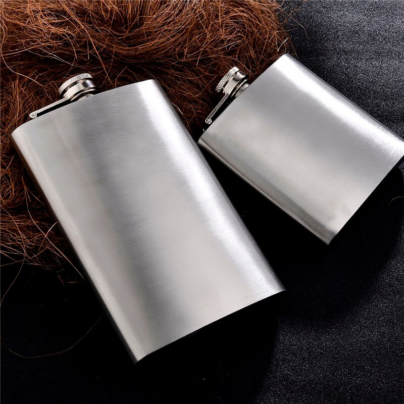Stainless Steel Hip Liquor Flask Whiskey Alcohol Pocket Wine Bottle MAZI888