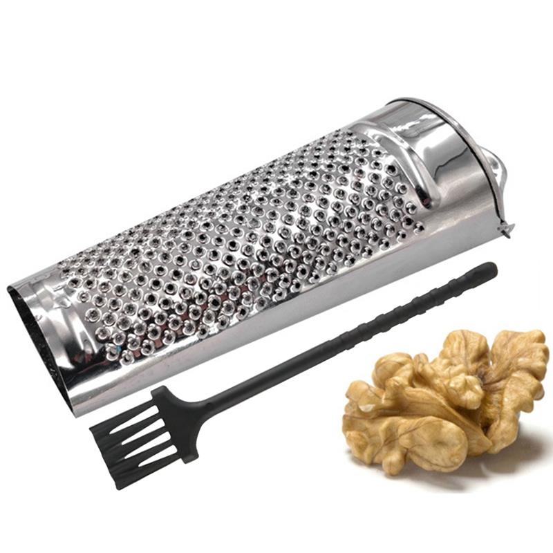 Cheese Grater Multipurpose Stainless Steel Food Grater Food Slicer With Brush Kitchen Tools Cheese Making Accessories