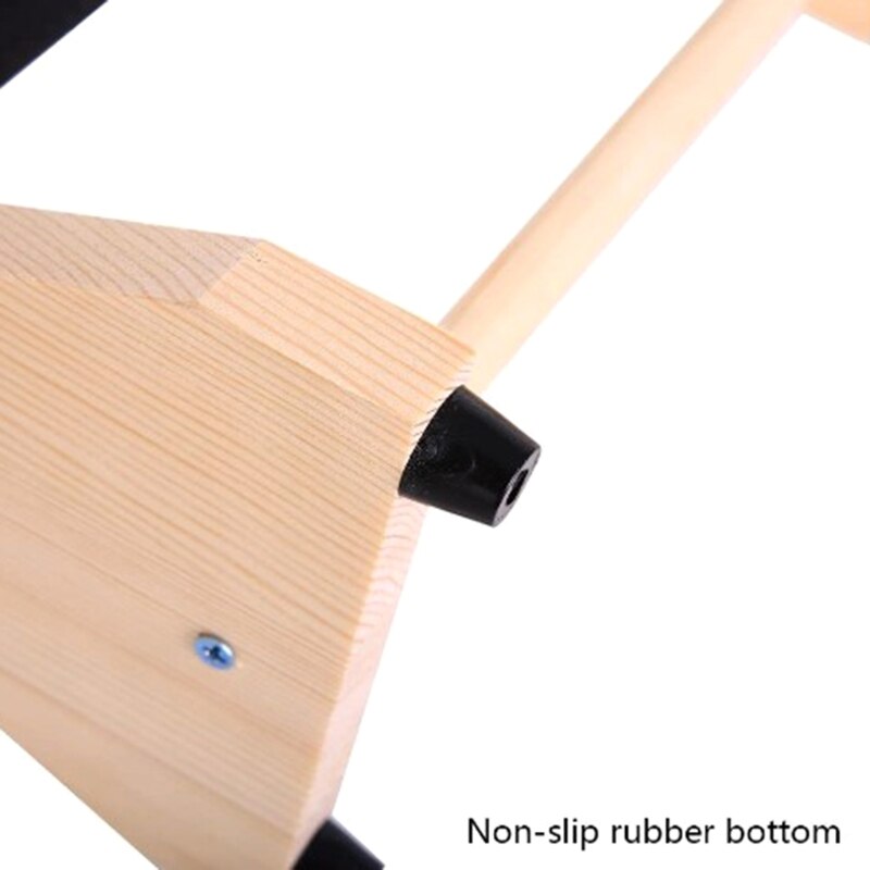 Parrot Play Wood Stand Bird Grinding Perch Table Platform with Feeder Dish Cup D7YB