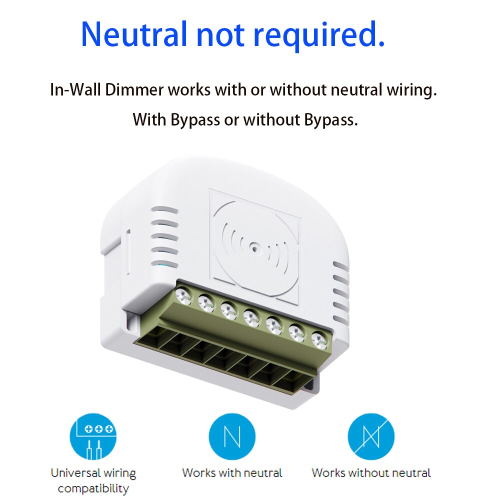 Tuya Zigbee Smart In Muur Dimmer Afstandsbediening... – Vicedeal