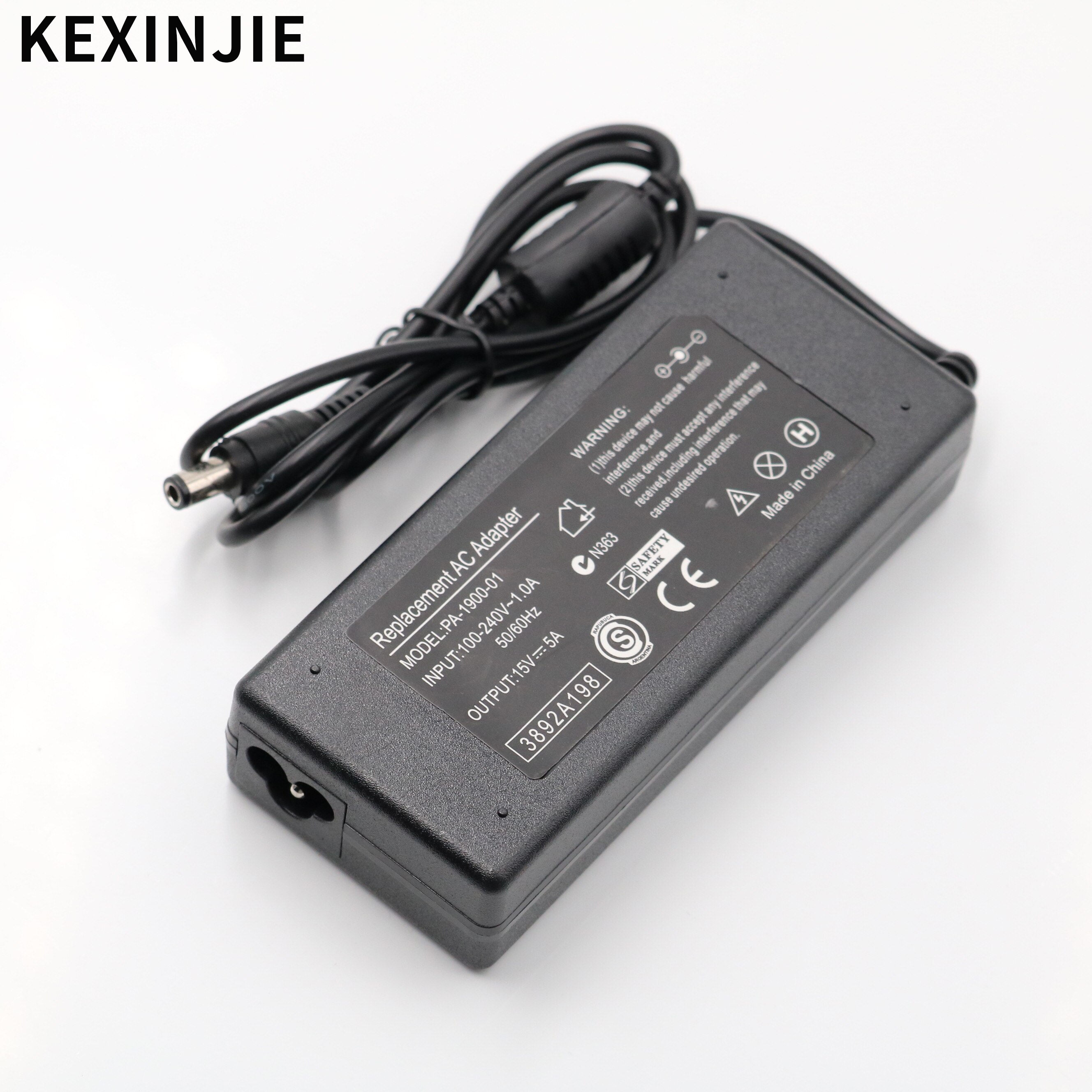 15V 5A Power Supply Charger Laptop Adapter for TOSHIBA PA3755E-1AC3 PA3755E-1ACE TECRA M1 M2 M3 M4 M5 R10 S1 R500 A600 15V5A