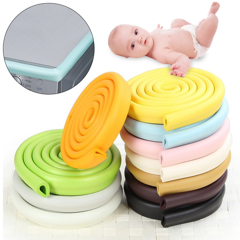 2 Meters Table Desk Edge Guard Strip Extra Thick Furniture Corner Protect Home Anti-collision Strip with Free Double-sided Tape