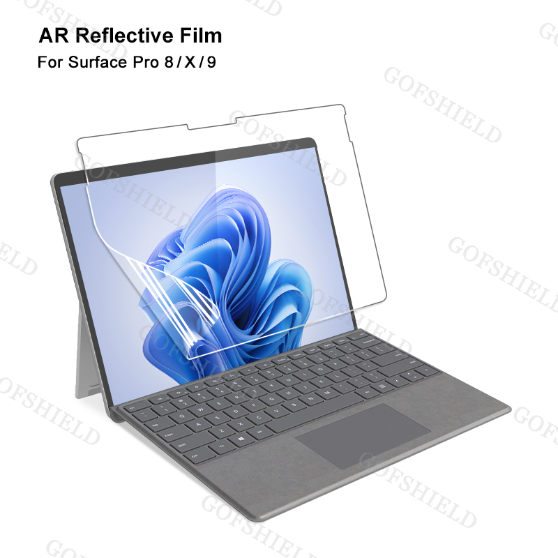 Electroplated AR Screen Protector for Surface Pro 4 5 6 7 8 9 X Anti Reflective High Clarity Sensitive protector de pantalla: Gold