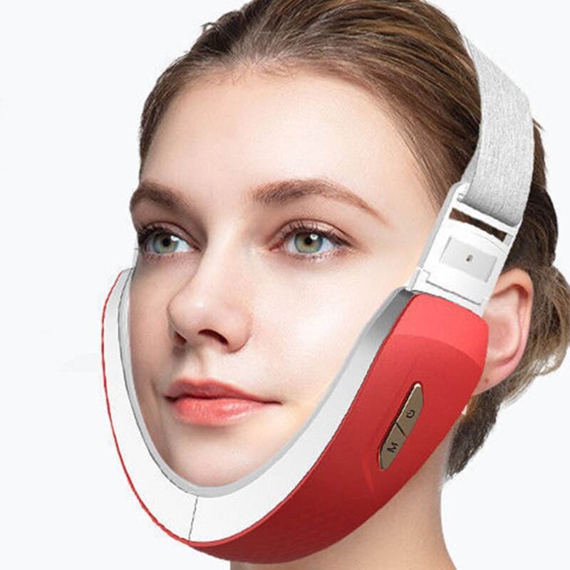 A0ND V-Gezicht Vormgeven Stimulator Intelligente Face-Lifting Instrument Trillingen Licht Massage V Gezicht Verstevigende Tool Voor Aanscherping
