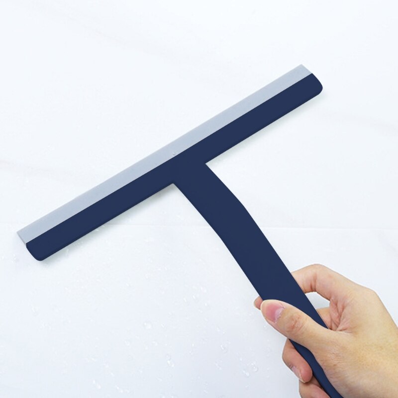 Bathroom Mirror Cleaner with Silicone Blade Holder Hook Kitchen Car Glass Shower Squeegee Kit Window Glass Wiper Scraper