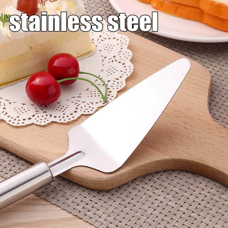 3 Type Stainless Steel Serrated Edge Cake Server Blade Cutter Pie Pizza Server Cake Cutter Shovel Kitchen Baking Pastry tools