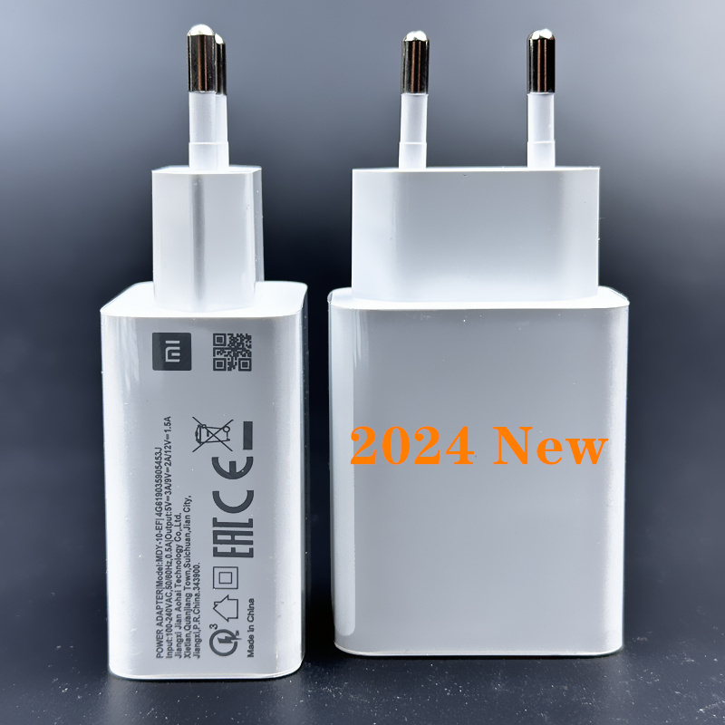 Xiaomi-Chargeur rapide 18W, qc3.0, câble d'alimentation USB 100, 3.1 cm, type C, pour Redmi note 7 8 9 9 s MI 9 SE 8 6 mix 2 2S 3