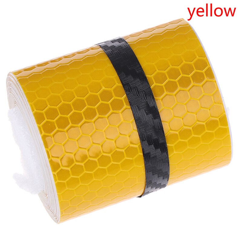 Cintas de advertencia para coches, camiones y motocicletas, pegatinas reflectantes, calcomanías para bicicleta, 5cm x 300cm: YELLOW