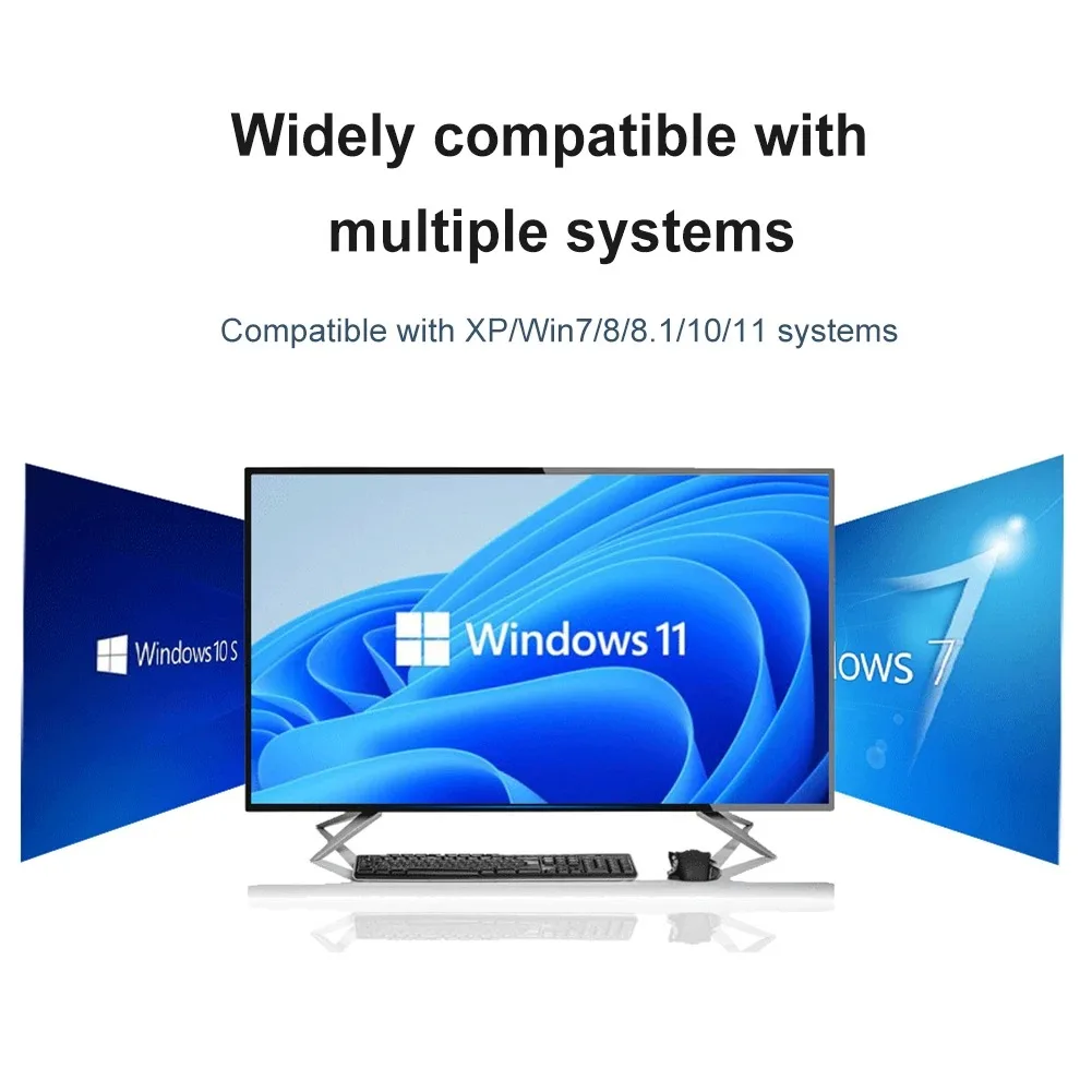 WiFi 4 Adapter 150Mbps USB WiFi Wireless Network Mini USB Dongle 2.4GHz Signal Reception Free Drive for PC Laptop Windows