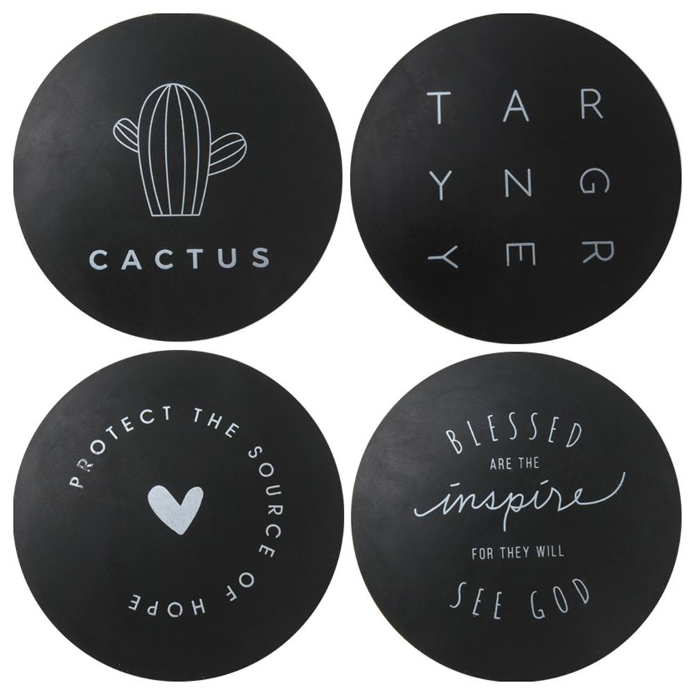 4pcs Door Suction Door Handle Wall Protector Anti-Collision Pad Silicone Refrigerator Door Lock Bump Sticker Wall Protector: Black