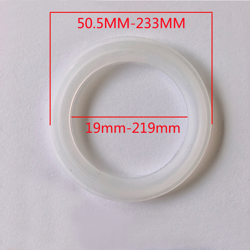 10 stuks fit 19mm-pijp o/d 50.5mm sanitaire tri klem ferrule siliconen afdichting strip ring ring ring ring ring sluitklem ferrule siliconen seali