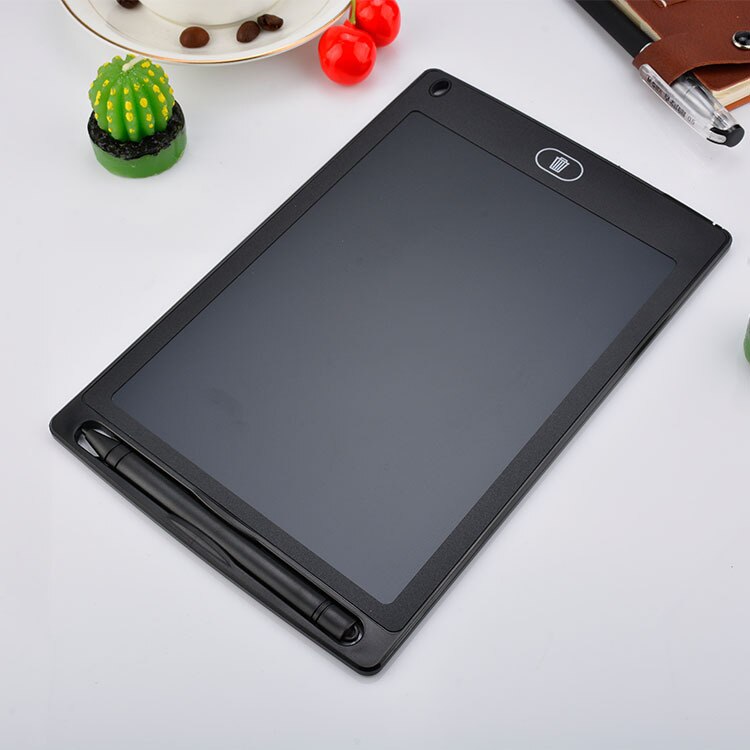LCD Writing Tablet 8.5 inch Digital Drawing Pad Paperless Note Board Portable Durable Doodle Whiteboard for Kids and Adult: Black