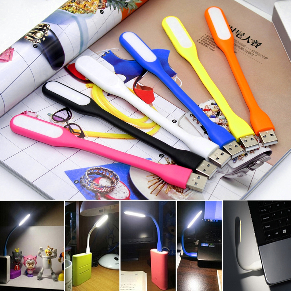 Portable USB 5V LED Reading Lamp Mini Book Light Foldable Camping Night Lights Table Lamps For Power Bank PC Notebook Laptop