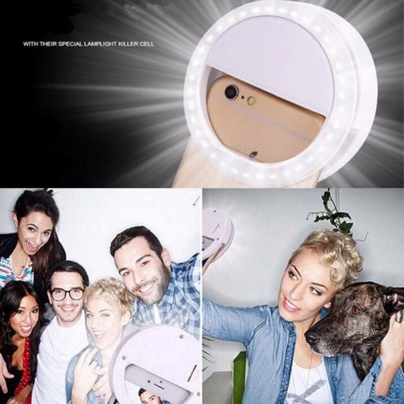 Telefon Selfie Ring Blitz LED Füllen Licht Lampe Kamera Fotografie Video Scheinwerfer für iphone X 8 7 6 Samsung S8 Plus Xiaomi Huawei