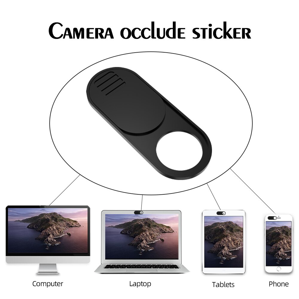 Ihuigol 6Pc Webcam Cover Antispy Slider Plastic Voor Iphone Ipad Samsung Macbook Tablet Laptop Universele Shutter Privacy Sticker