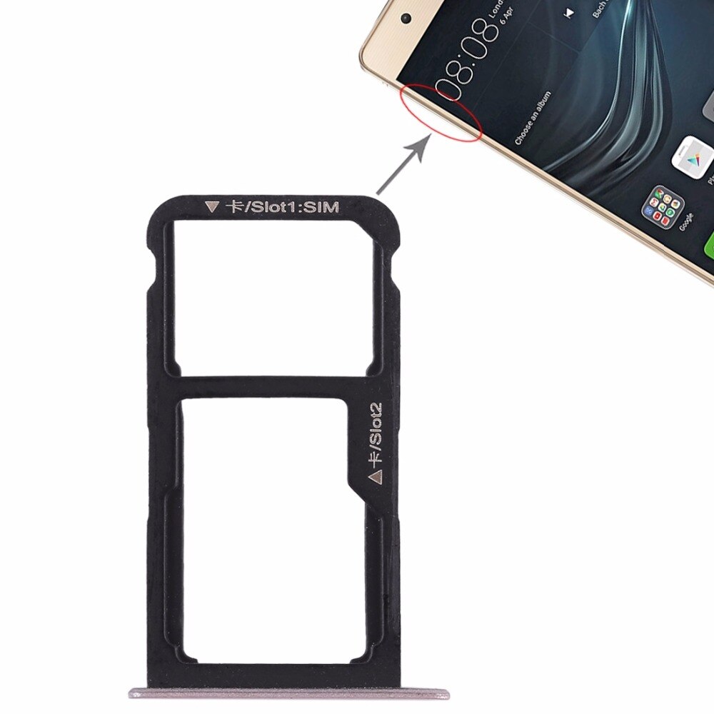 Ipartsbuy Sim Card Tray + Sim Card Tray / Micro Sd-kaart Voor Huawei P9 Lite