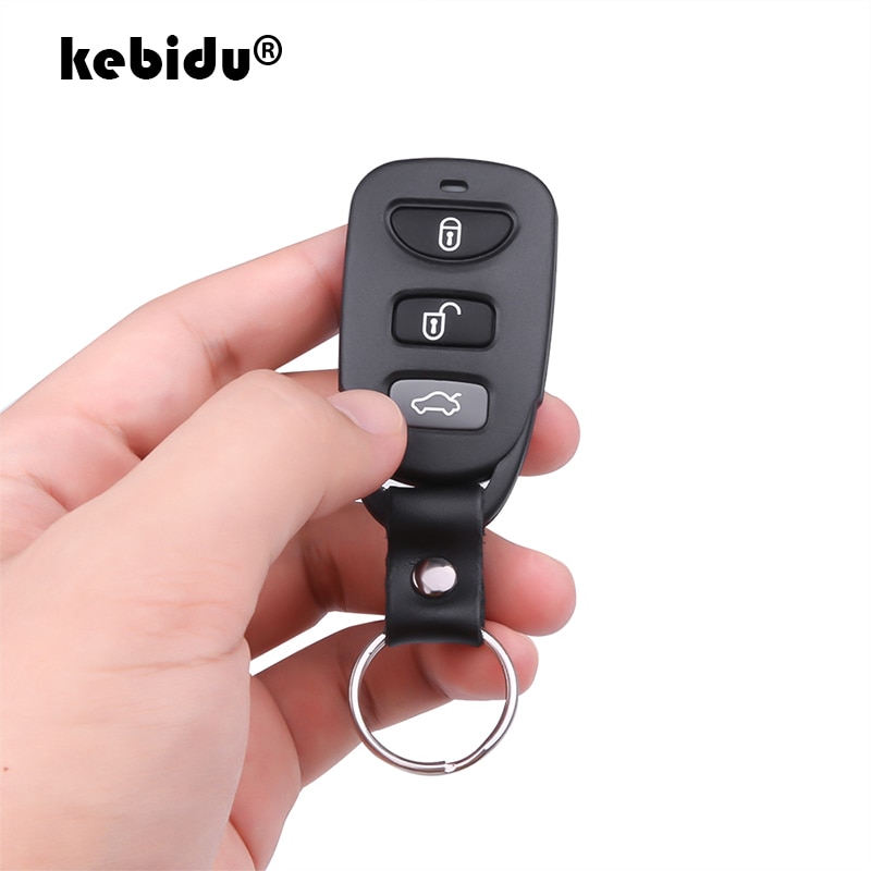 Kebidu kloning fjernbetjening elektrisk kopi controller mini trådløs senderkontakt 3 knapper bil nøglebrik 433 mhz