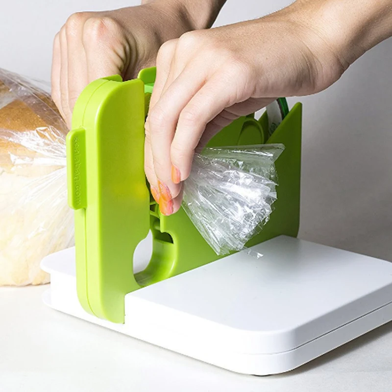 Jjthncr tragbare Beutel versiegelung Versiegelung vorrichtung Lebensmittels parer von Sealabag Küchen helfer und Werkzeuge Saelabag Versiegelung überall mit 40m Klebeband