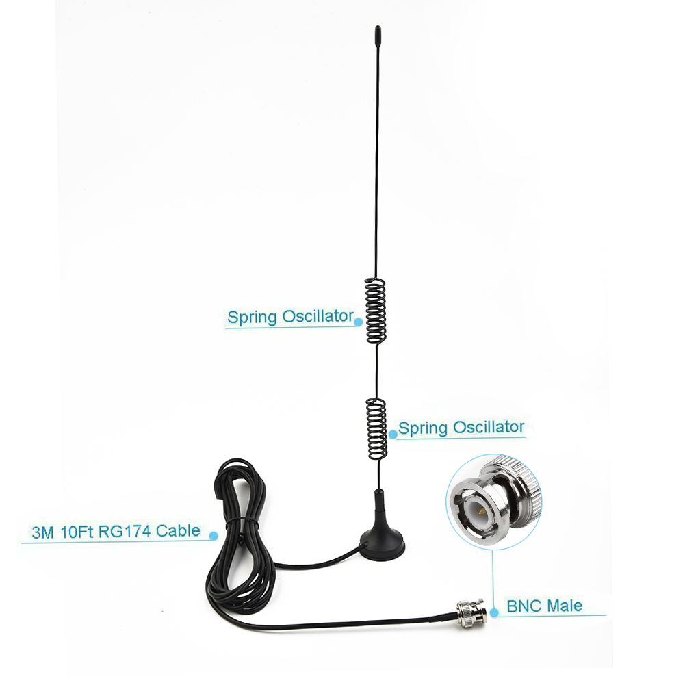 Bingfu – antenne VHF UHF Radio Amateur, Scanner de Radio Mobile, antenne BNC connecteur mâle pour Uniden Radio Scanner