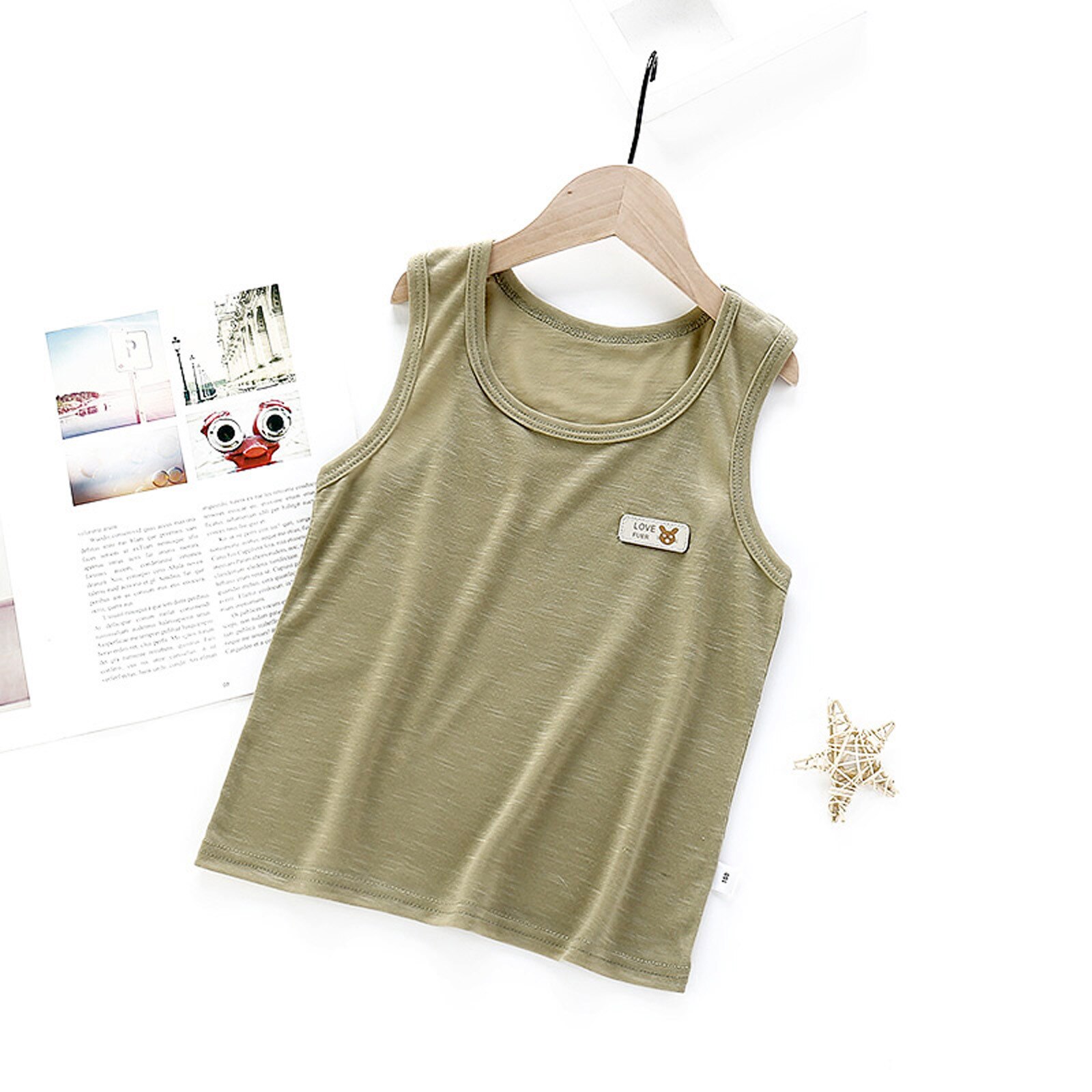 Zomer Mouwloze Baby Jongens Vest T-shirt O-hals Effen Kleur Snel Droog Jongens Kleding Ademend Comfortabele Babykleertjes