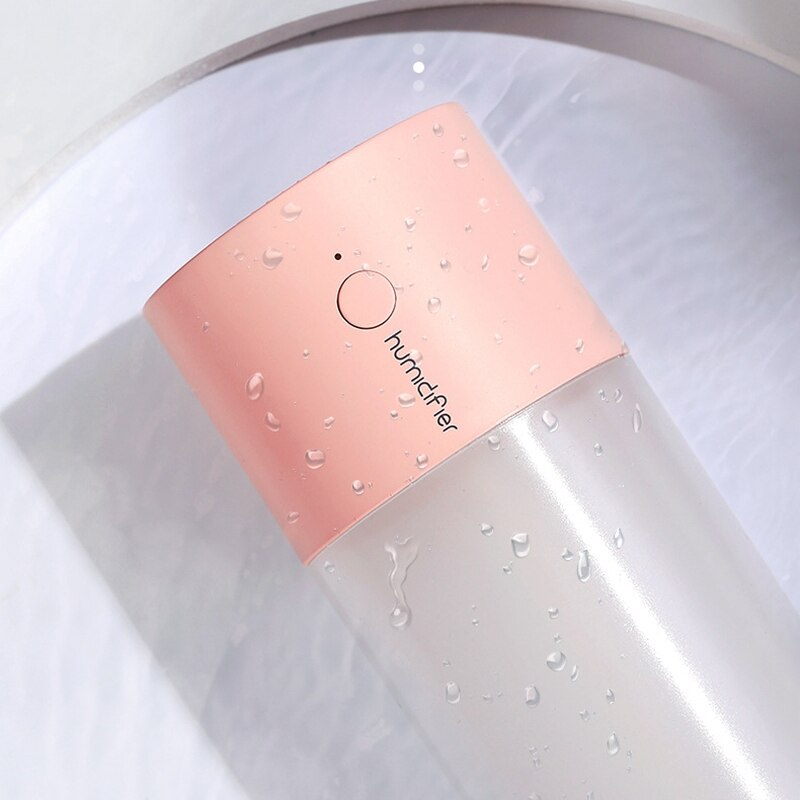 Genopladelig aromaterapi luftfugter med 2200 mah batteri trådløs æterisk olie diffuser bil luft aroma diffuser