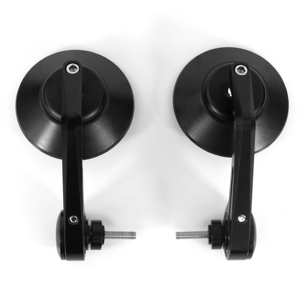 Fit For Triumph Thruxton 900 2004 7/8" 22mm Motorcycle Universal Bar End Mirrors Handle Bar Rearview Side Mirror: black