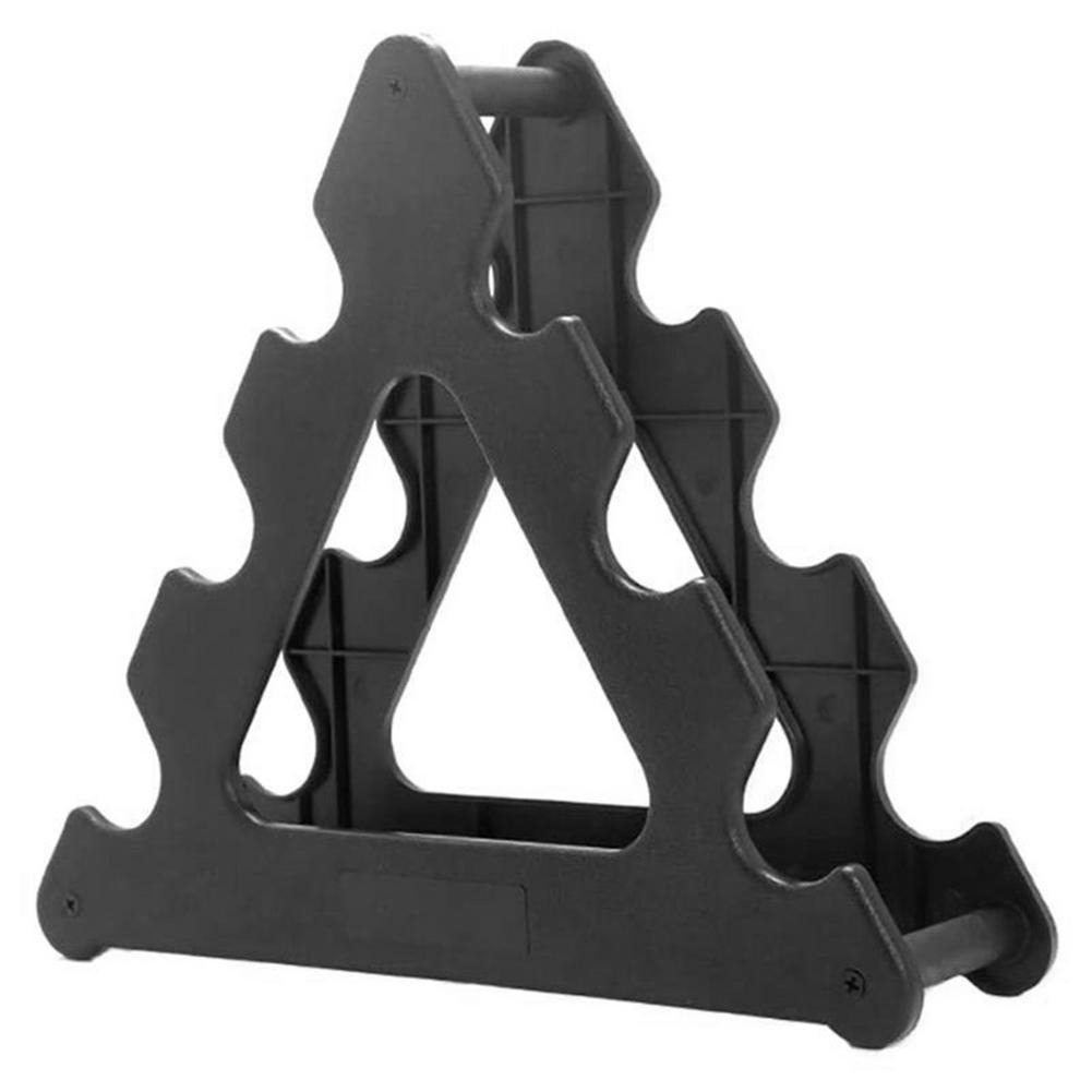Support d'haltères à 3 niveaux pour trépied, support de rangement Compact et pratique en ABS pour équipement de Fitness et de gymnastique, accessoires: Default Title
