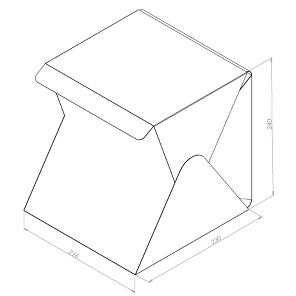 mini portable folding light box photography LED light room studiolight tent soft box small still life shooting platform